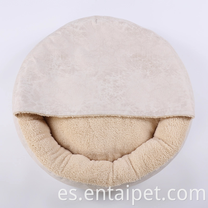 Suministros para mascotas Accesorios de invierno de lujo Fur Pet Dog Bed